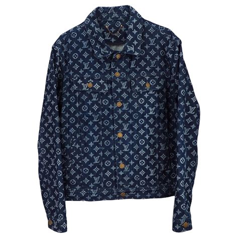 louis vuitton kim jones denim jacket|louis vuitton jackets.